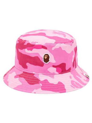 Woodland Camo Bucket Hat Pink