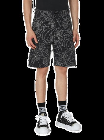 Neighborhood Spiderweb Shorts 231UTNH-PTM02 BK