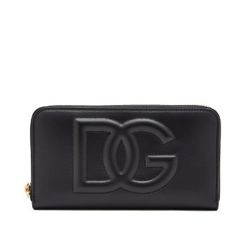Dolce & Gabbana Logo Leather Large Wallet Nero BI0473AG081-80999