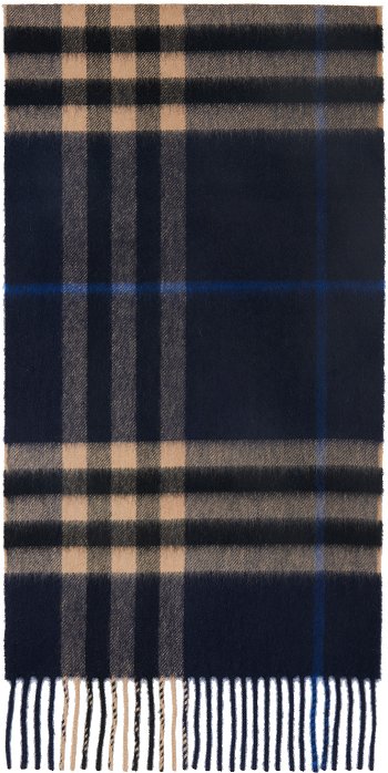 Burberry Classic Check Scarf Navy 8022346