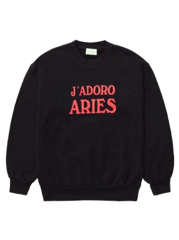 Aries J'Adoro Crewneck FUAR20023-BLK