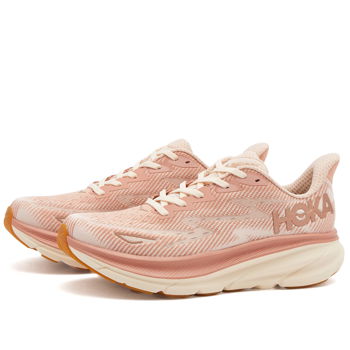 Hoka One One Women's Clifton 9 Sneakers in Sandstone/Cream, Size UK 3.5 | END. Clothing 1127896-SNC