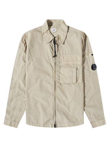 C.P. Company Flatt Nylon Zipped Shirt 14CMOS101A-005991G-330