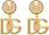 Gold 'DG' Earrings
