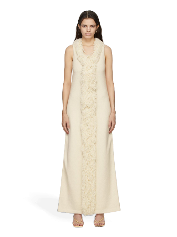 Bottega Veneta Wool Toweling Fringes Dress 665188 V10B0