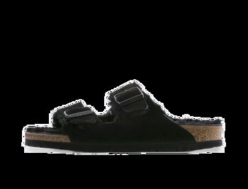 Birkenstock Arizona Shearling Black Narrow Fit 752663