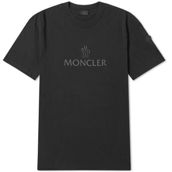 Moncler Men's Text Logo T-Shirt Black 8C000-60-829H8-999