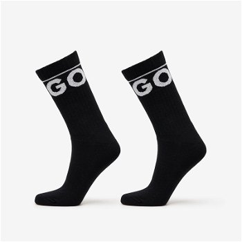 BOSS Iconic Socks 2-Pack Black 50510647-001