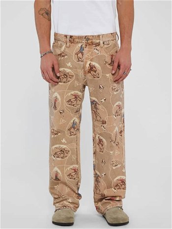 GUESS Originals All Over Print Relaxed Pant M4GG51D4SB0