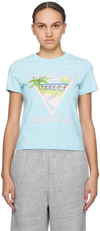 Casablanca Tennis Club Icon T-Shirt WPS24-JTS-020-03