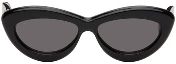 Loewe Black Cat-Eye Sunglasses LW40096IW5401A 192337114113