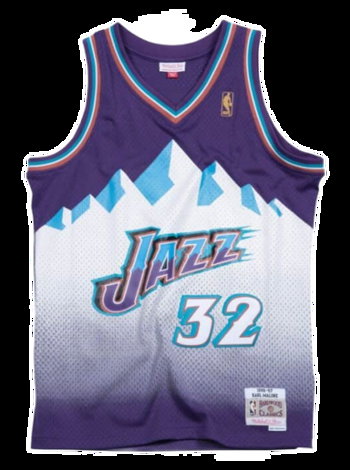 Mitchell & Ness Utah Jazz Karl Malone Swingman Jersey SMJYGS18216-UJAPURP96KMA