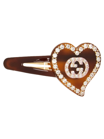 Gucci GG Heart Hair Clip 679036 I9354