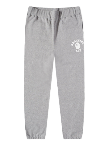 BAPE College Sweat Pant Grey 001PTJ301017M-GRY