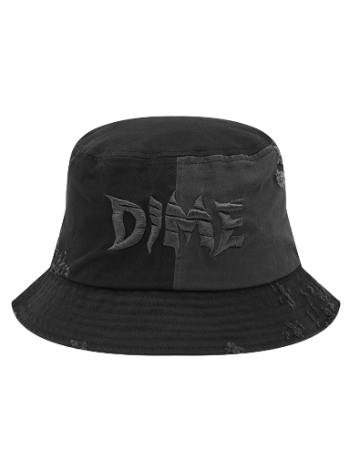 Dime Split Distressed Bucket Hat Black DIMESU2339BLK