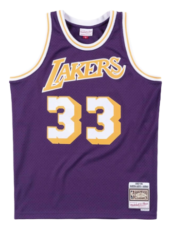 Mitchell & Ness Los Angeles Lakers Kareem Abdul-Jabbar Swingman Jersey SMJYAC18109-LALPURP83KAB