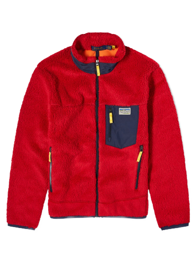 Polo Ralph Lauren Men's Hi-Pile Fleece Jacket Rl2000 Red