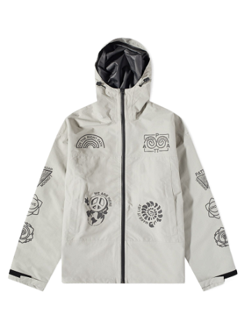 Patta Waterproof Reflective Shell Jacket Flint Grey PSS23SHLLJ1