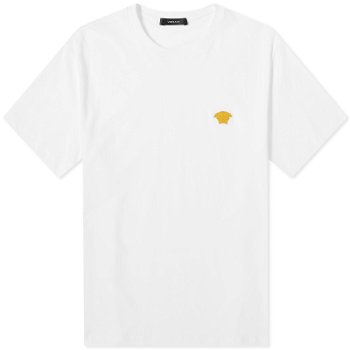 Versace Men's Embroidered Medusa Tee White 1008481-1A08489-1W000
