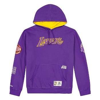 Mitchell & Ness NBA LA Lakers Team Origins Fleece Hoodie Purple - FPHD4849-LALYYPPPPURP