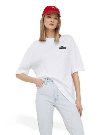 Lacoste Loose Fit Large Crocodile Organic Cotton T-shirt TH0062