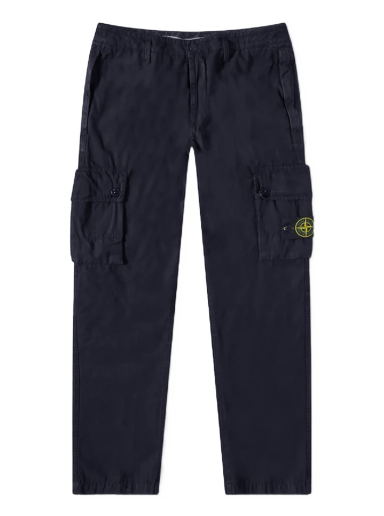 Brushed Cotton Canvas Cargo Pant Navy