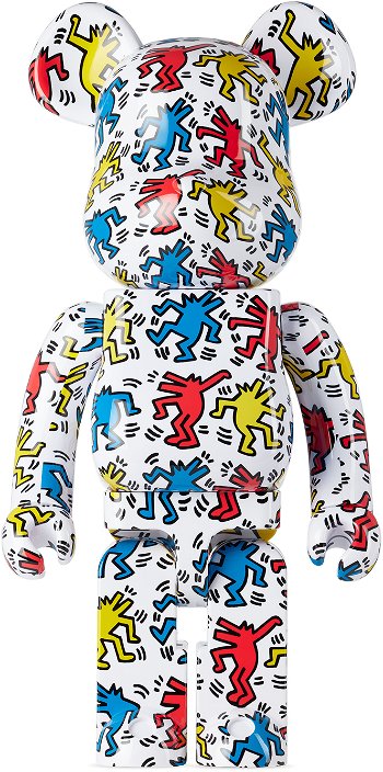 Medicom Toy White Keith Haring #9 1000% Be@rbrick figure 4530956608419
