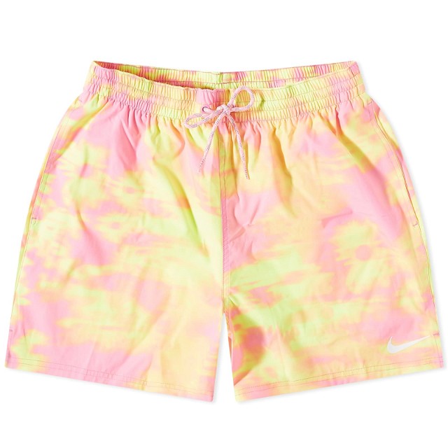 Swim Floral Fade 5" Volley Shorts "Pink Spell"