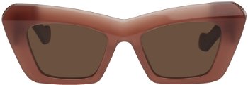 Loewe Burgundy Cat-Eye Sunglasses LW40036I