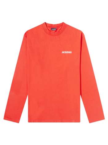 Jacquemus Classic Logo Long Sleeve T-Shirt Red 22H226JS082-2480-470