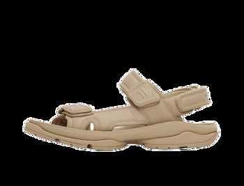 Balenciaga Faux-Leather Tourist Sandals "Taupe" 738613-W2CDA-2000