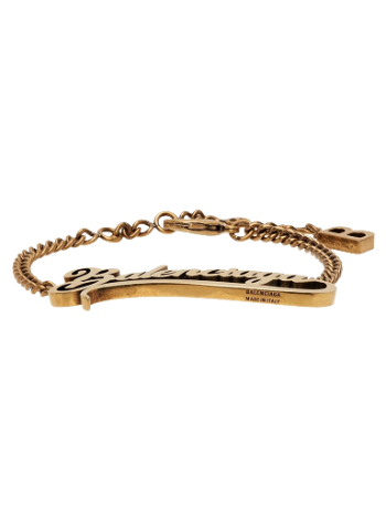 Balenciaga Gold Typo Valentine Bracelet 674579-TZ99J-0604