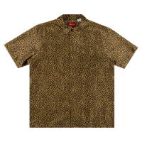 Leopard Silk Short-Sleeve Shirt
