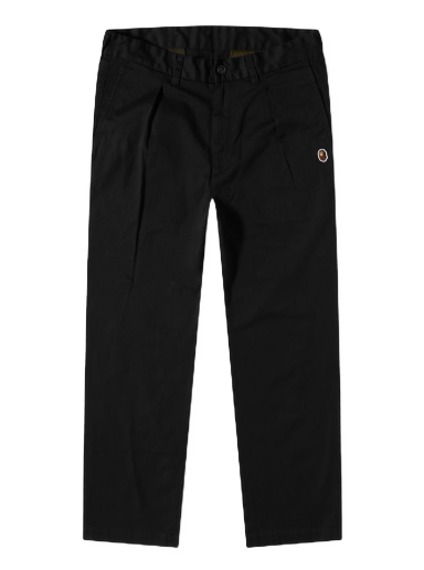 One Point Loose Fit Chino Black