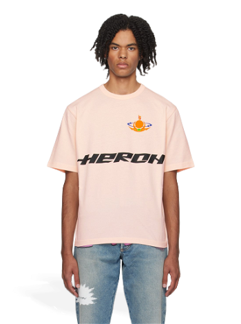 HERON PRESTON 'Globe Burn' T-Shirt HMAA032F23JER0173010