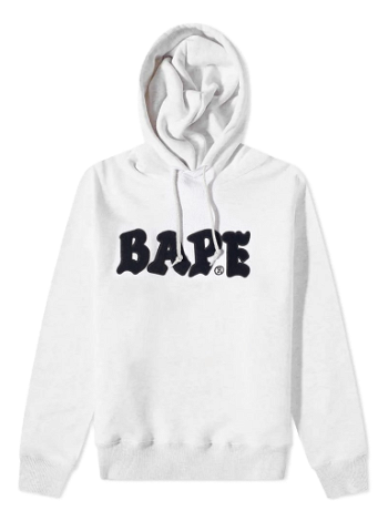 BAPE Relaxed Fit Pullover Hoody 001PPI801001M-GRY
