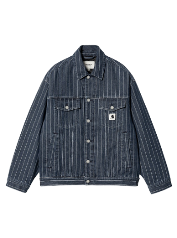 Carhartt WIP Orlean Jacket Orlean Stripe "Blue / White stone washed" I033012_1XY_06