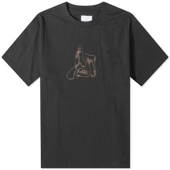 ROA Graphic T-Shirt RBUW006JY03-BLK0001