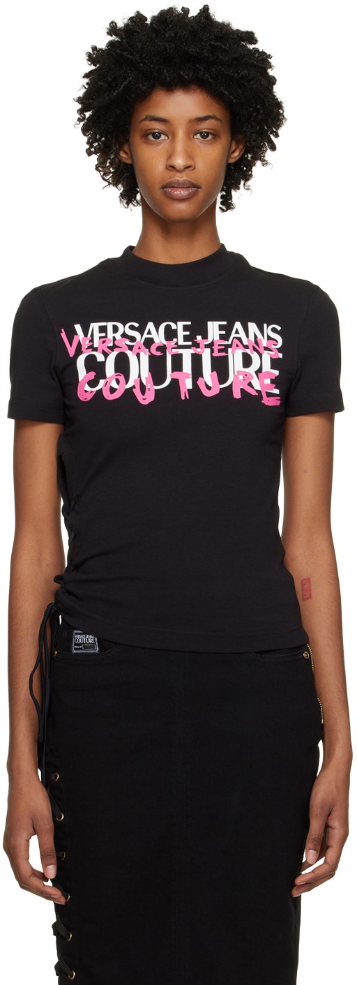 Jeans Couture Lace-Up T-Shirt