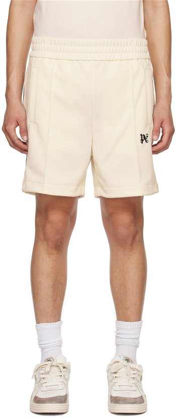 Palm Angels Monogram Track Shorts PMCL004R24FAB0010310
