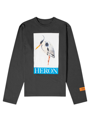 HERON PRESTON Painted Heron LS T-Shirt HMAB026F23JER0021046