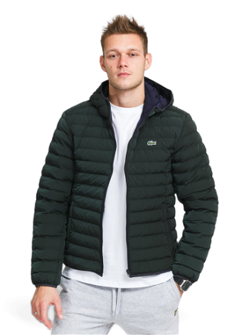 Lacoste Lightweight Foldable Hooded Water-Resistant Puffer Coat BH1930