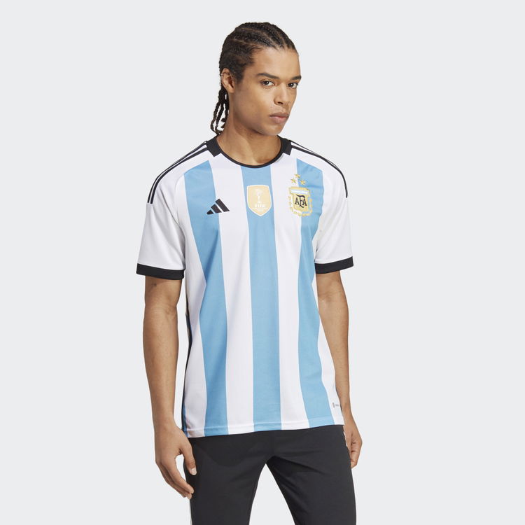 Adidas Argentina 2022 World Cup Winners Home Shirt