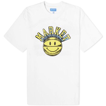 MARKET Smiley Hoops T-Shirt 399002006-WHT