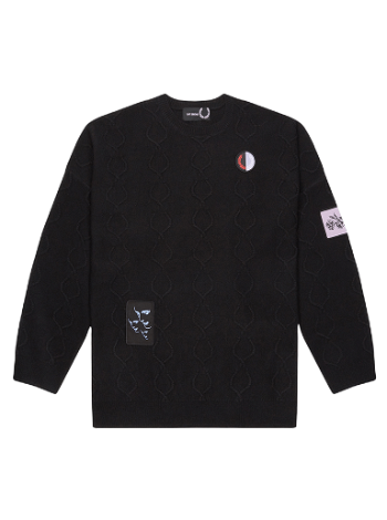 Fred Perry Raf Simons x Oversized Laurel Wreath Jumper SK3115 102