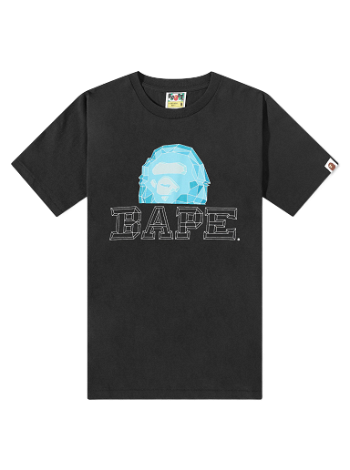 BAPE Polygon Ape Head Tee Black 001TEJ301071M-BLK