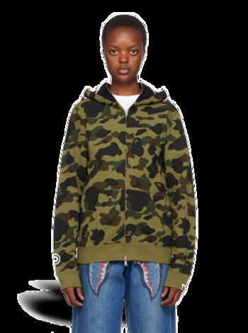 BAPE 1st Camo Double Shark Full-Zip Hoodie 001ZPJ802004L