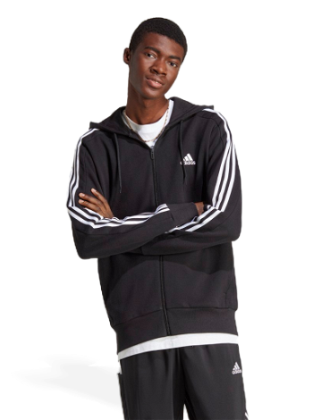 adidas Performance Essentials French Terry 3-Stripes Full-Zip Hoodie IC0433