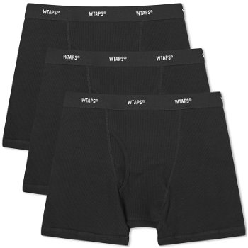 WTAPS Skivvies 3-Pack Boxer Shorts 241MYDT-UWM03-BLK