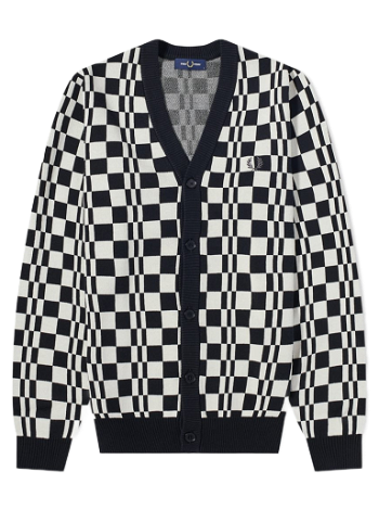 Fred Perry Chequerboard Cardigan K4529-230